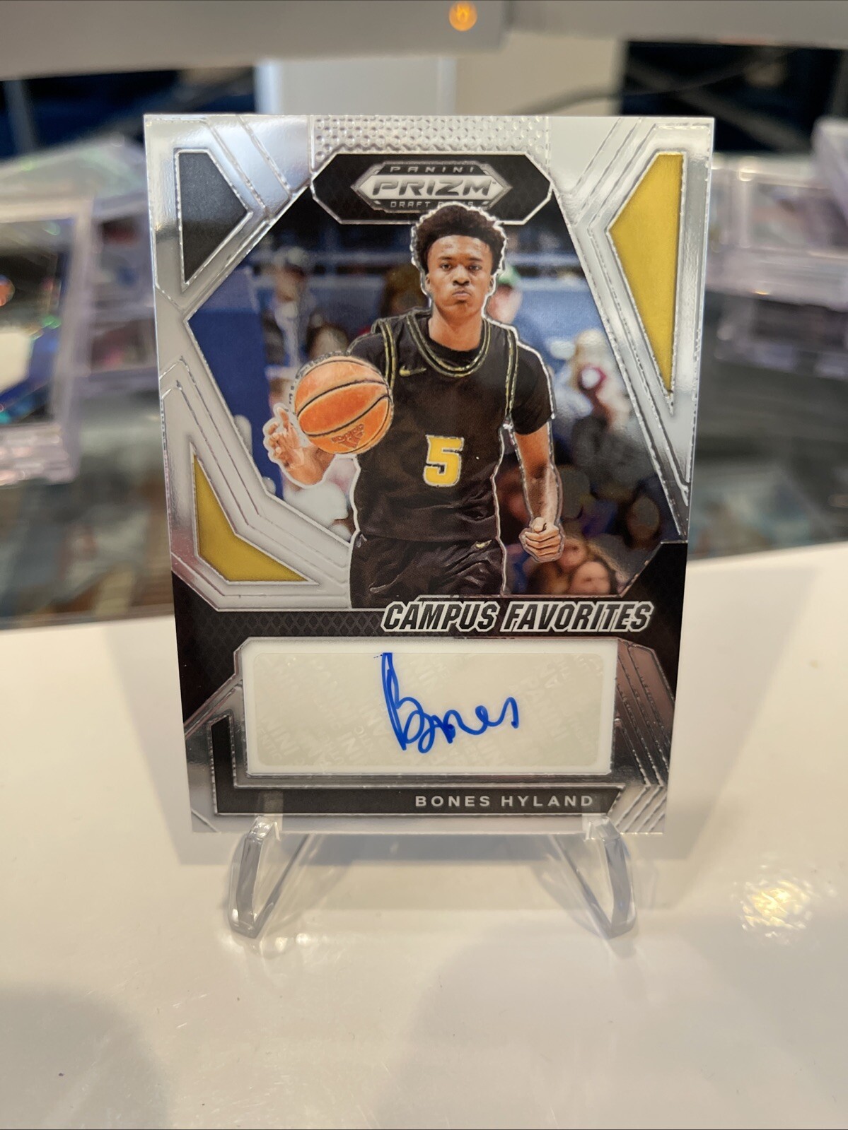 2024 Panini Prizm Draft Picks Bones Hyland RC Campus Favorites AUTO 🔥 VCU