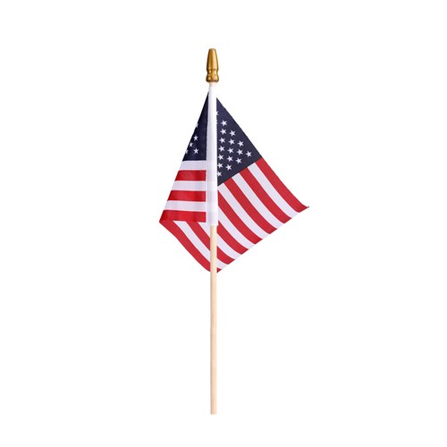 1 Stück kleine amerikanische Flaggen 4x6 Zoll US Flagge Mini Flagge Hand Stock Flagge USA - Bild 8 von 9