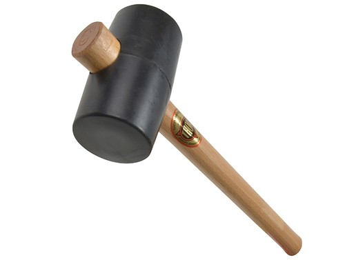 Thor 953 black rubber mallet 550g 64mm soft face THO953 - Picture 2 of 3
