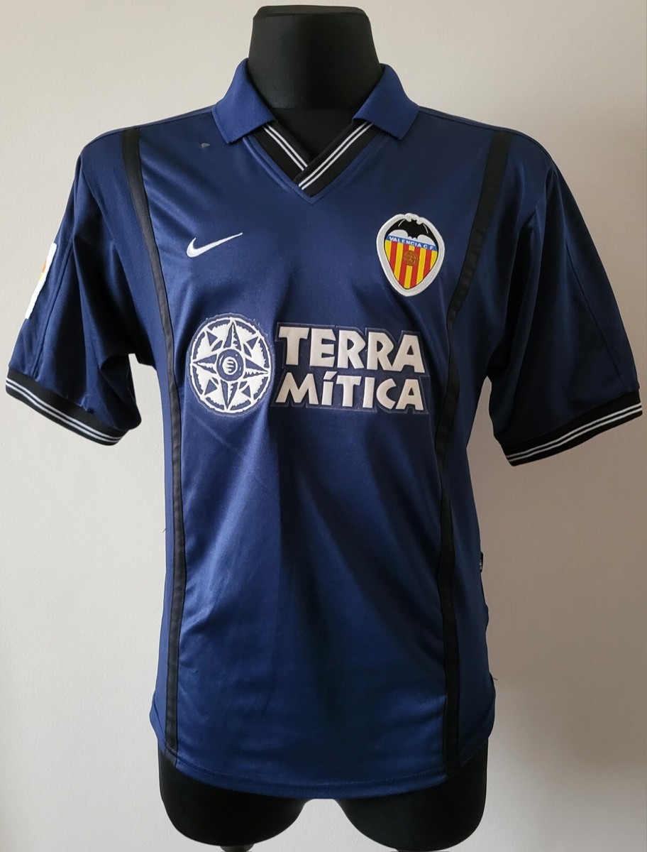 Valencia 2000 - 2001 Away football Nike shirt size Small | eBay