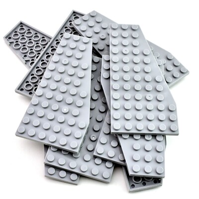 TCM Bricks Light Bluish Gray 12x6 Wedge Plate RIGHT X25 Compatible Parts Grey