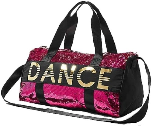 Justice Girls Flip Sequins Sports Bag Duffle Duffel Soccer Dance Gymnastics 17" - Picture 2 of 9