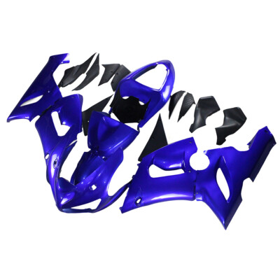 Blue Plastics ABS Fairings Kit Bodywork for Ninja ZX6R 2005