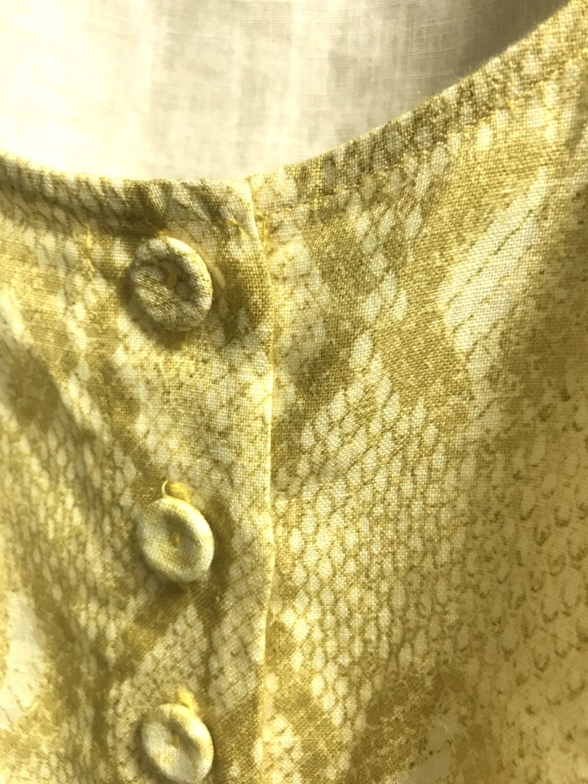 EMILIA WICKSTEAD Kirk PYTHON LINEN MINI Dress 8 U… - image 6