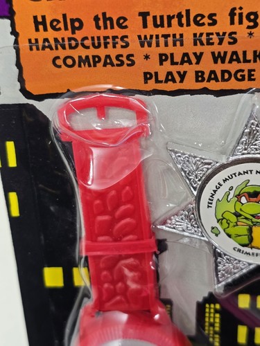 Vintage 1990's Henry Gordy TMNT Teenage Mutant Ninja Turtles Crimefighter Set - Bild 12 von 16