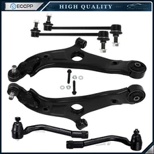 Front Tie Rod Control Arm and Ball Joint Stabilizer Bar For 12-14 Hyundai Sonata