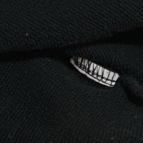 Zara Sweatshirt Girls Size 8 128cm 7-8 I'M AN INFLUENCER Print Black on Black - Picture 9 of 10