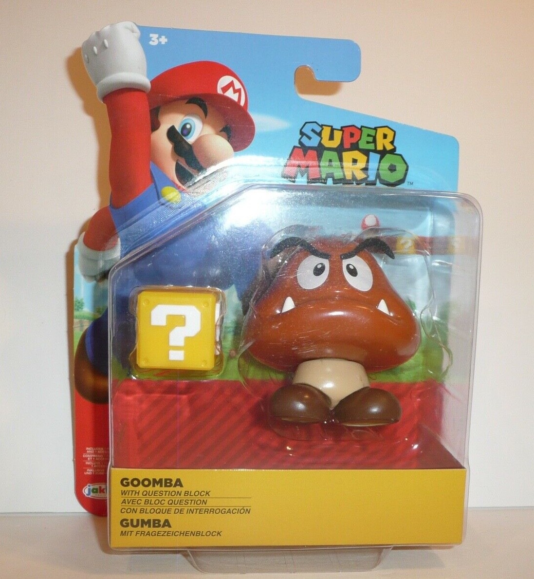 Super Mario Goomba Action Figure Question Block Nintendo