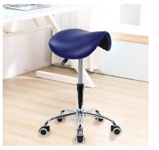 Professional Tall Saddle Stool Swivel Medical Dental Chair Spa Salon Ergonomic