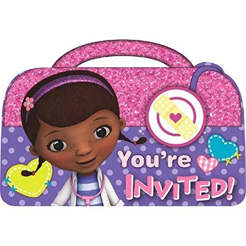 Doc McStuffins Convites de saudação de Aniversário