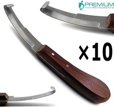 10  Hoof Knife Double Edge Blades 8" Farrier Premium Instruments