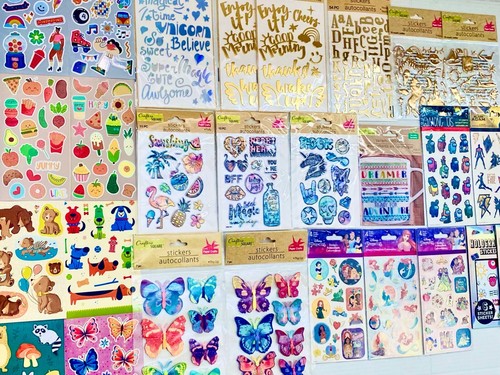 Wholesale 2599+ STICKERS Birthday Birds Blossoms Sea Life Sunset Garden - Picture 15 of 15