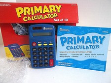 Learning Resources Primary Calculator Solar  Battery Powered Educational