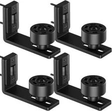 4 Pcs Sliding Barn Door Floor Guide Flush Design Wall Mount Bottom Adjustable