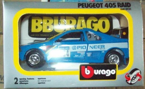 Articoli di modellismo statico Burago Scala 1:24 per Peugeot