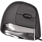 Evoluent VerticalMouse 4, ergonom. Maus, USB Kabel, Scrollrad, schwarz/silber 