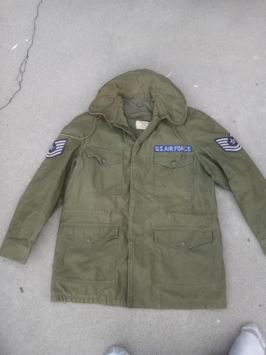 ジャケット・アウター U.S ARMY Cotton Sateen, OG 107 50s. 1956 U.S. Army OG-107 Sateen Jacket Medium Short – Salty Dog