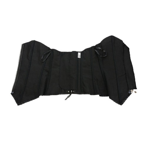 Lady Sexy Gothic Office Stripes Suit Corset Skirt Set Basques Lingerie Love Gift - Picture 9 of 11