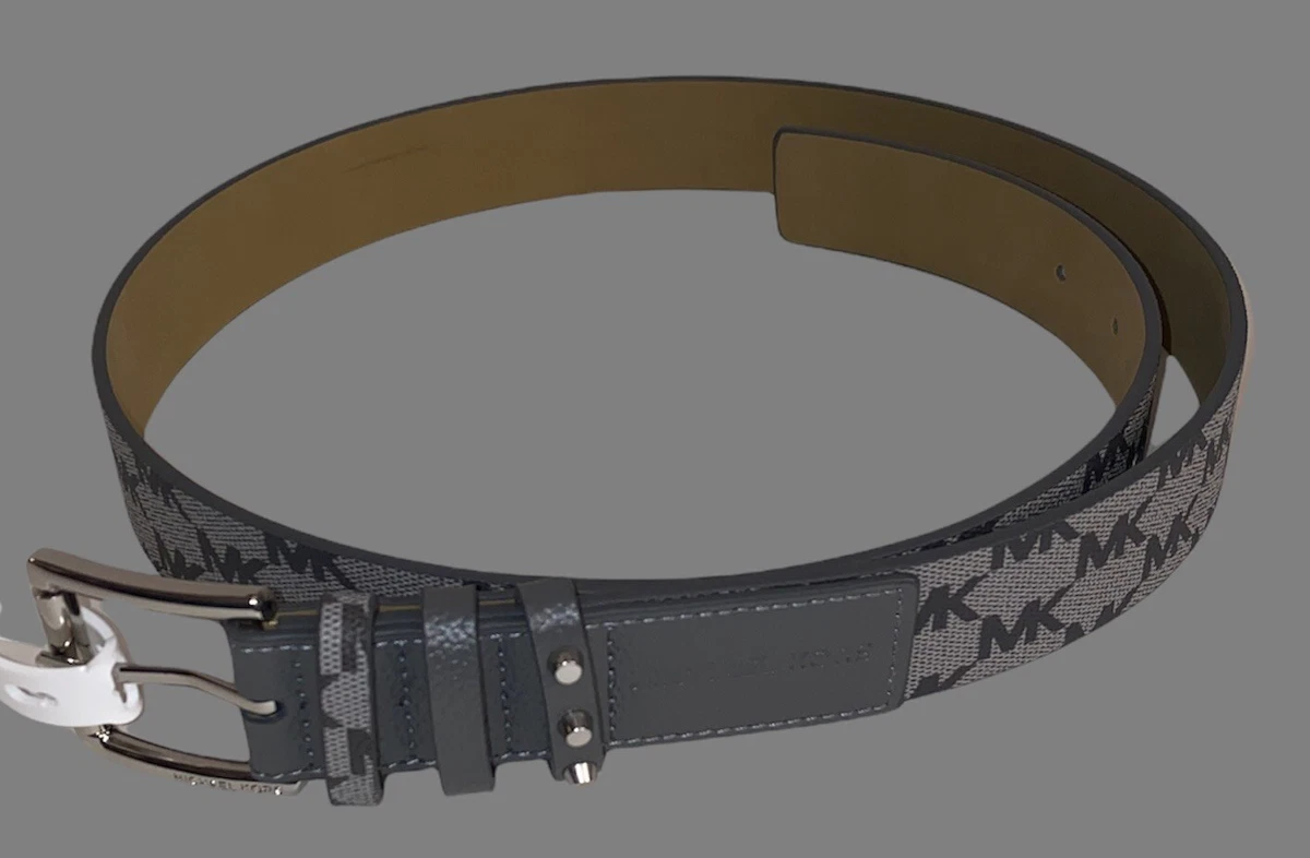 Michael kors belt grey deals