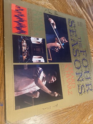 SCHWARZ OLIVEIRA: Vivaldi Four Seasons DMS DELOS Vinyl Record Signed