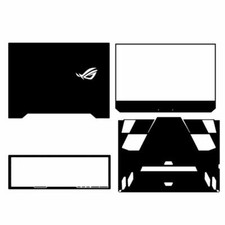 Laptop Leather Skin Stickers Fit ASUS ROG Zephyrus Duo 15 15SE GX550 GX551
