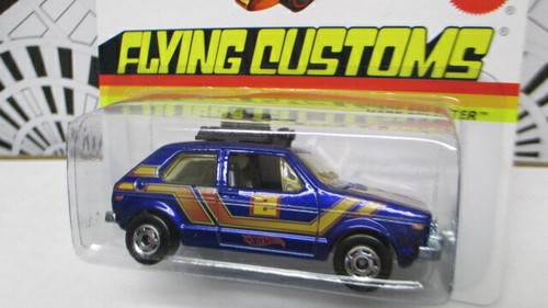 Hot Wheels 2012 Flying Customs HARE SPLITTER blue VW Volkswagen rabbit rally  - Picture 1 of 3