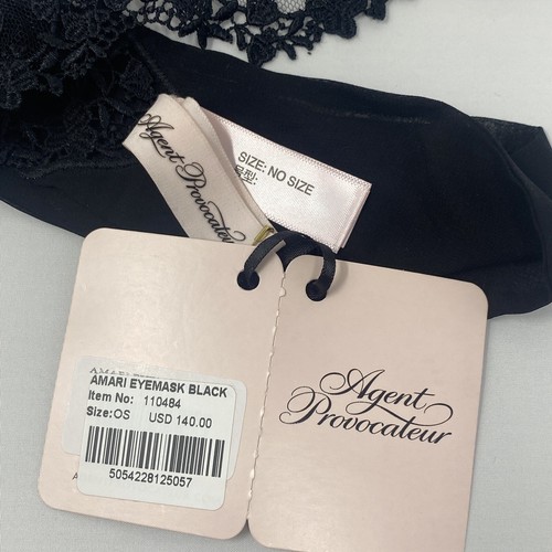 Agent Provocateur Amari Black Eyemask NWT $140 - Picture 6 of 7