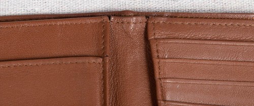 Vintage Christian Dior Mens Bifold Wallet - Brown Leather - Picture 8 of 11