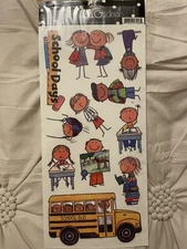 Me & My Big Ideas MAMBI Sticker Sheet School Days NIP Kids Bus Teacher Scrapbook