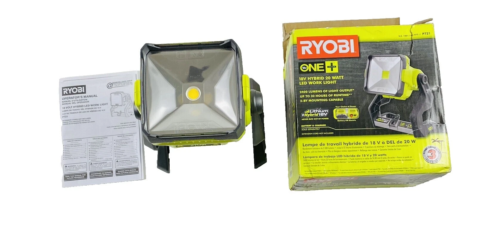 Ryobi Worklights Lights