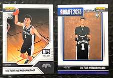 2023 VICTOR WEMBANYAMA DRAFT NIGHT & FIRST SPURS RC CARDS **LIMITED PRINT RUN**