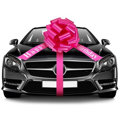 Happy Birthday Car Bow Big Car Ribbon Bow Large Gift Wrapping Bow Giant Bow f...