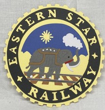 Eastern Star Railway Die Cut Scrapbook Embellishment Animal Kingdom