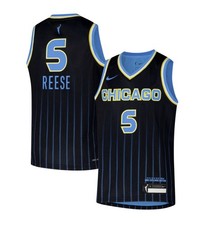 Angel Reese Chicago Sky Nike Black 2024 WNBA Draft Explorer Edition Youth Medium