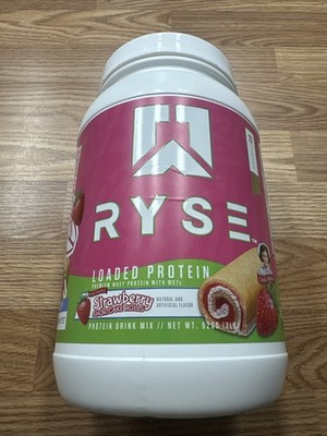 RYSE Loaded Protein Strawberry Shortcake Rolls 27 Servings Exp 7/27