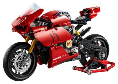 LEGO Technic 42107 Ducati Panigale V4 R Motorcycle - Complete