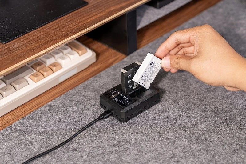 JJC NP-95 USB двойной аккумулятор зарядное устройство перезаряжаемый для Fujifilm XF10 X70 X30 X100S - Изображение 2 из 4