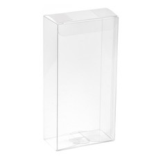 Plastic Retail Boxes 70x36x143mm, with Protective Film Clear for Candy 10Pcs