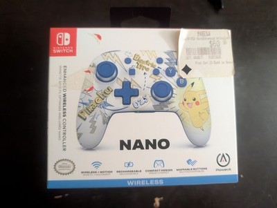 POWER A NANO ENHANCED WIRELESS Switch Controller (POKEMON PIKACHU) Brand New