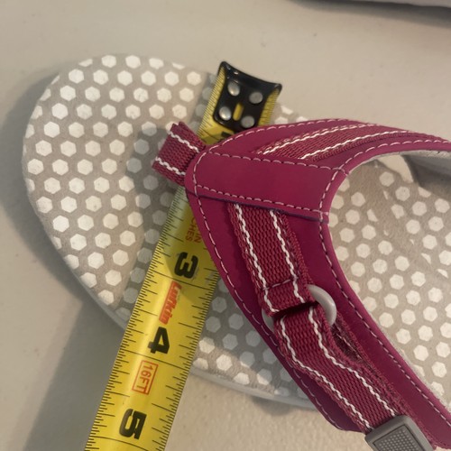 Women’s Eddie Bauer Flip Flops Size 8 M Fushica - Picture 16 of 24