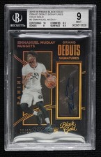 2015 Black Gold Grand Debut Signatures Holo 6/10 Emmanuel Mudiay BGS 9 Auto 1nf5