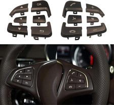 Car Steering Wheel Control Button Cover For Mercedes Benz A B Gla Cla Gls Gle...