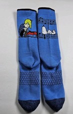 Bombas Original Peanuts Shroeder Snoopy Calf Socks Size M Rare