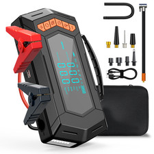 BOPRM Starthilfe mit Luftkompressor 10000A 150PSI 12V Autobatterie Booster LED