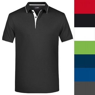 James & Nicholson Men's Polo Stripe JN728 Herren Poloshirt NEU