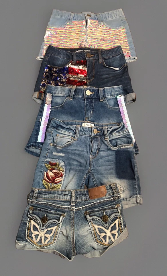 Lote de ropa para niñas talla 7/8 - Justice, Children’s Place, Cat & Jack, SO - 28 piezas Foto 2 de 4