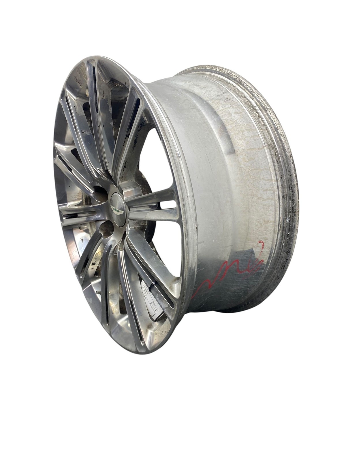 2010-2019 Aston Martin Rapide DDAJ 20X8.5 20 SPOKE FRONT WHEEL RIM *CURB RASH*