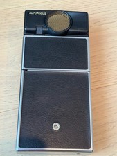 POLAROID SX-70 Land Camera Sonar Onestep Black Leather With Flash