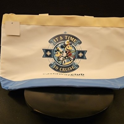 DISNEY CRUISE  LINE 25th Anniversary Castaway Club Member Beach Tote Bag - NWT