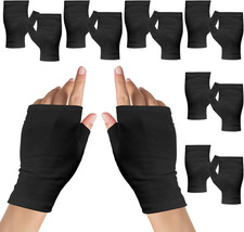6 Pairs Cotton Gloves Eczema, Cotton Eczema Gloves for Women and Men, Touchscree